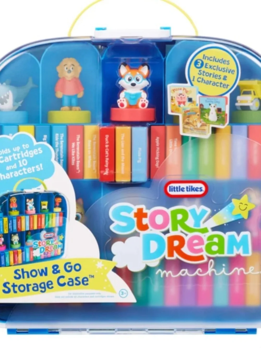 Little Tikes Story Dream Machine Show & Go Storage Case - Blue